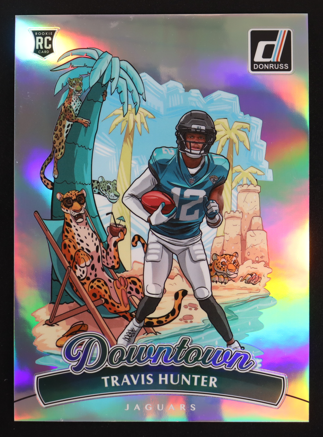Travis Hunter 2025 Donruss Downtown! Oversize #13 RC at PristineAuction.com Travis Hunter 2025 Donruss Downtown! Oversize #13 RC at PristineAuction.com