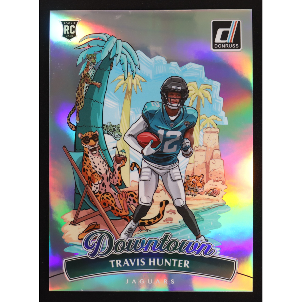 Travis Hunter 2025 Donruss Downtown! Oversize #13 RC at PristineAuction.com