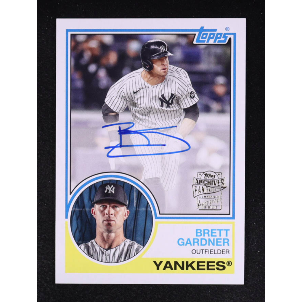Brett Gardner 2024 Topps Archives '83 Fan Favorites Autographs #83FFBG at PristineAuction.com