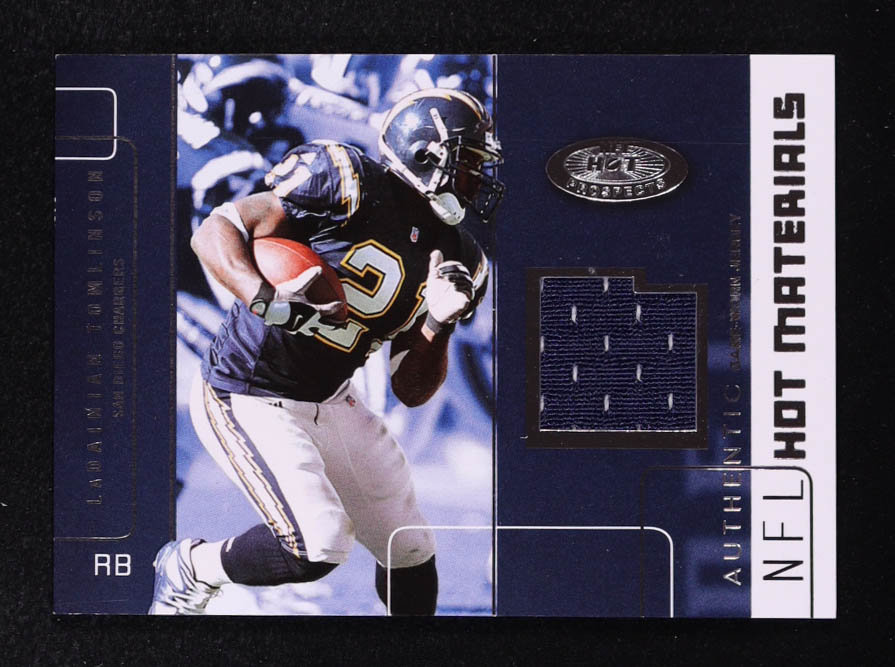 LaDainian Tomlinson 2002 Hot Prospects Hot Materials #HMLT at PristineAuction.com LaDainian Tomlinson 2002 Hot Prospects Hot Materials #HMLT at PristineAuction.com