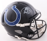 Reggie Wayne Signed Colts Full-Size Speed Helmet (JSA) at PristineAuction.com