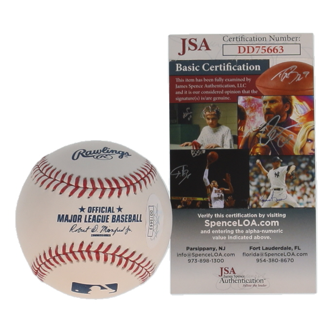 Nick Gordon Signed OML Baseball (JSA) at PristineAuction.com Nick Gordon Signed OML Baseball (JSA) at PristineAuction.com