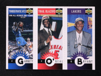 Kobe Bryant RC / Jermaine O'Neal RC / Kevin Garnett 1996-97 Collector's Choice Mini-Cards #M129 at PristineAuction.com