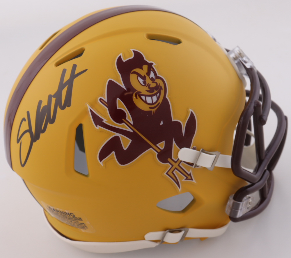 Cam Skattebo Signed Arizona State Sun Devils Speed Mini Helmet (JSA) at PristineAuction.com Cam Skattebo Signed Arizona State Sun Devils Speed Mini Helmet (JSA) at PristineAuction.com