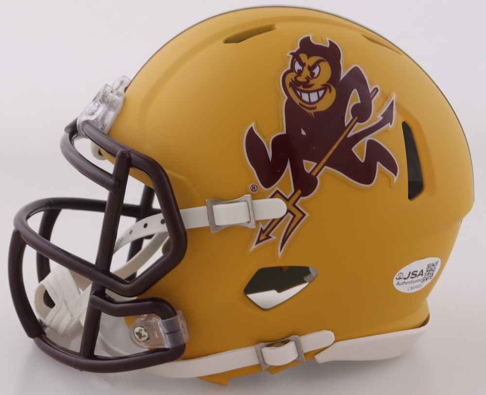 Cam Skattebo Signed Arizona State Sun Devils Speed Mini Helmet (JSA) at PristineAuction.com Cam Skattebo Signed Arizona State Sun Devils Speed Mini Helmet (JSA) at PristineAuction.com