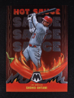 Shohei Ohtani 2022 Panini Mosaic Hot Sauce #6 at PristineAuction.com