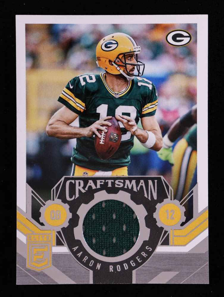 Aaron Rodgers 2018 Elite Craftsman Jerseys #CJ1 at PristineAuction.com Aaron Rodgers 2018 Elite Craftsman Jerseys #CJ1 at PristineAuction.com