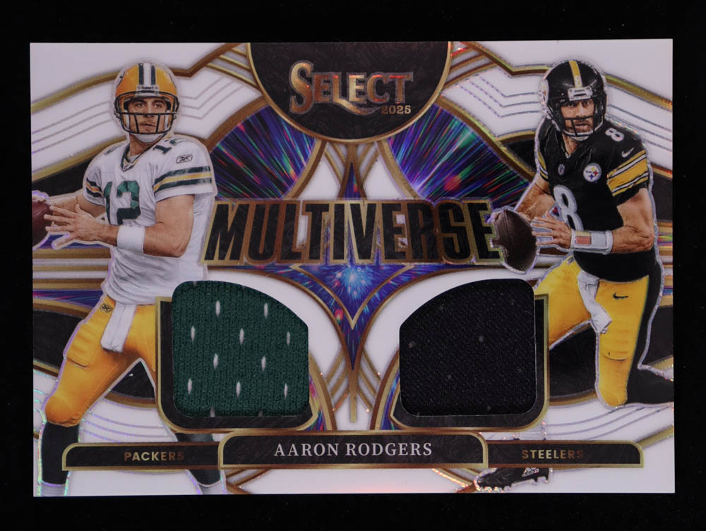 Aaron Rodgers 2025 Select Multiverse Jerseys Prizm White #42 #25/99 at PristineAuction.com Aaron Rodgers 2025 Select Multiverse Jerseys Prizm White #42 #25/99 at PristineAuction.com