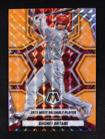Shohei Ohtani 2022 Panini Mosaic Mosaic Reactive Orange AW #281 at PristineAuction.com