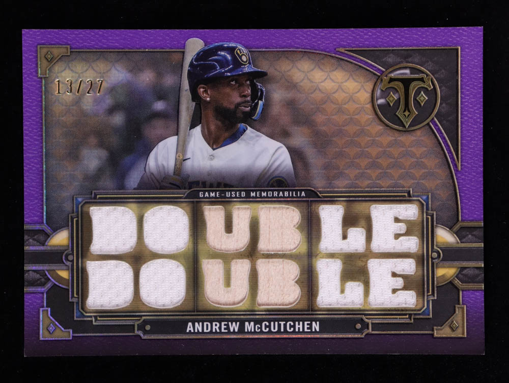 Andrew McCutchen 2022 Topps Triple Threads Relics Amethyst #TTRMCC4 #13/27 at PristineAuction.com Andrew McCutchen 2022 Topps Triple Threads Relics Amethyst #TTRMCC4 #13/27 at PristineAuction.com