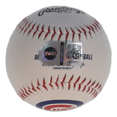 Nico Hoerner Signed OML Cubs Logo Baseball (SWAU) at PristineAuction.com Nico Hoerner Signed OML Cubs Logo Baseball (SWAU) at PristineAuction.com