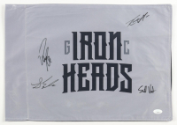 Iron Heads GC Golf Pin Flag Signed By (4) with Scott Vincent, Sihwan Kim, Danny Lee & Kevin Na (JSA) at PristineAuction.com