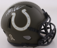 Anthony Richardson Signed Colts Salute to Service Alternate Speed Mini Helmet (Fanatics) at PristineAuction.com