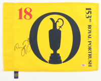 Bryson DeChambeau Signed 2025 "153rd Royal Portrush" Golf Pin Flag (PSA) at PristineAuction.com