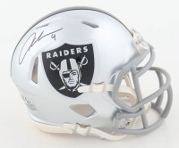 Aidan O'Connell Signed Raiders Speed Mini Helmet (Beckett) at PristineAuction.com