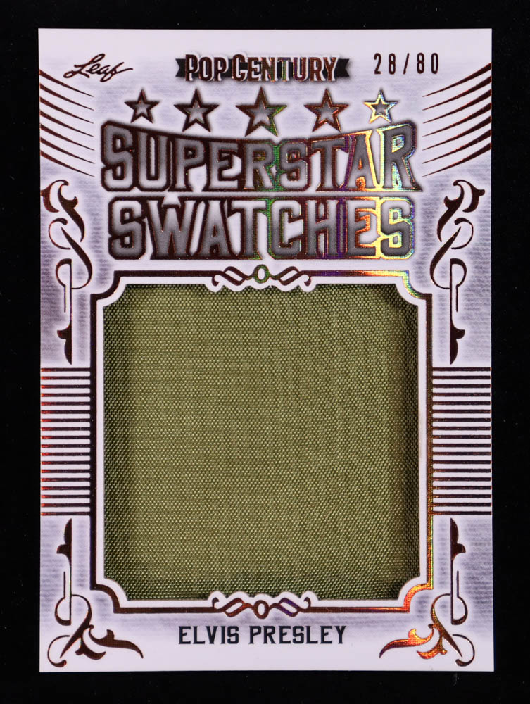 Elvis Presley 2021 Leaf Pop Century Metal Superstar Swatches Bronze #SS20 #28/80 at PristineAuction.com Elvis Presley 2021 Leaf Pop Century Metal Superstar Swatches Bronze #SS20 #28/80 at PristineAuction.com