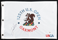 Jordan Spieth Signed 2025 "125th U.S. Open Oakmont" Golf Pin Flag (PSA) at PristineAuction.com