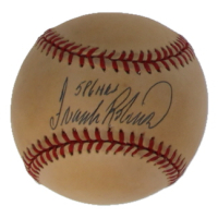 Frank Robinson Signed OAL Baseball Inscribed "586 HRs" (JSA) at PristineAuction.com