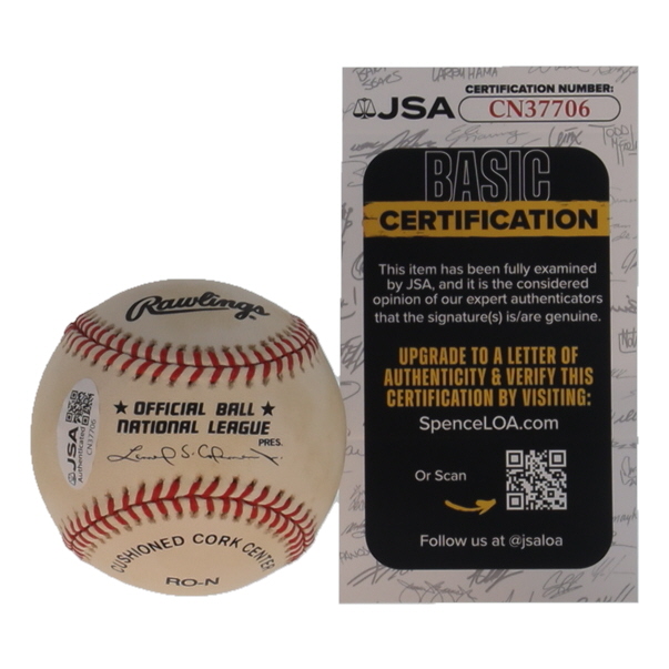 Duke Snider Signed ONL Baseball (JSA) at PristineAuction.com Duke Snider Signed ONL Baseball (JSA) at PristineAuction.com