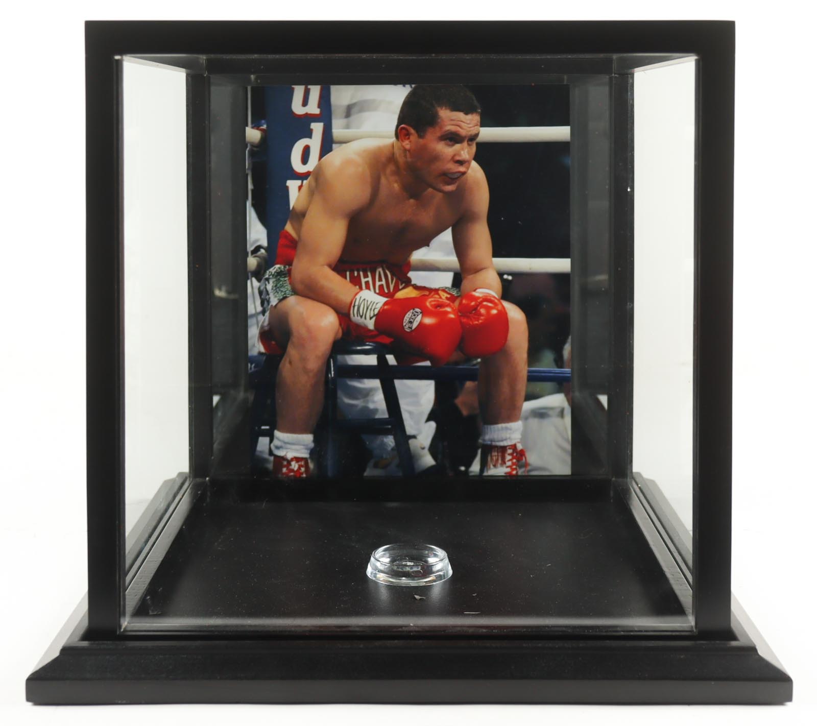 Julio Cesar Chavez Signed Cleto Reyes Boxing Glove with Display Case (PSA) at PristineAuction.com Julio Cesar Chavez Signed Cleto Reyes Boxing Glove with Display Case (PSA) at PristineAuction.com