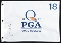 Jordan Spieth Signed 2025 PGA Championship Golf Pin Flag (JSA) at PristineAuction.com