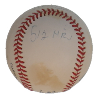 Ernie Banks Signed ONL Baseball Inscribed "512 HRs" (JSA) at PristineAuction.com Ernie Banks Signed ONL Baseball Inscribed "512 HRs" (JSA) at PristineAuction.com