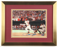 Pete Rose Signed Reds Custom Framed Photo Display (Rose) at PristineAuction.com