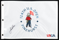 Jordan Spieth Signed 2024 "124th U.S. Open Pinehurst" Golf Pin Flag (JSA) at PristineAuction.com