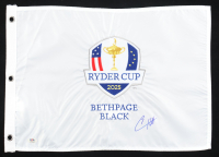 Tyrrell Hatton Signed 2025 Ryder Cup Golf Pin Flag (PSA) at PristineAuction.com