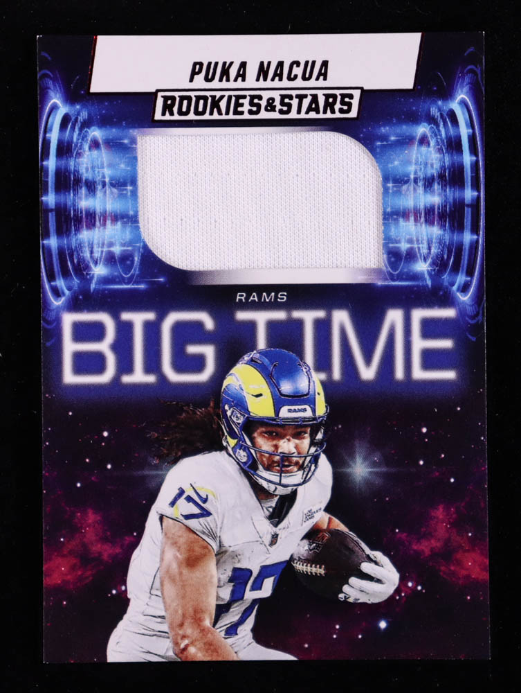 Puka Nacua 2025 Rookies and Stars Big Time Jerseys #13 at PristineAuction.com Puka Nacua 2025 Rookies and Stars Big Time Jerseys #13 at PristineAuction.com