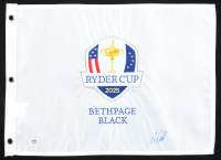 Matt Fitzpatrick Signed 2025 Ryder Cup Golf Pin Flag (PSA) at PristineAuction.com
