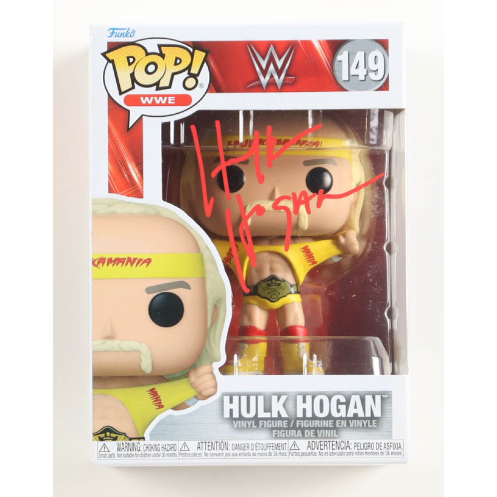 Hulk Hogan Signed WWE #149 Hulk Hogan Funko Pop! Vinyl Figure (JSA) at PristineAuction.com