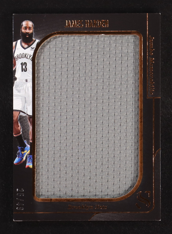 James Harden 2024-25 Panini Silhouette Jumbo Memorabilia Bronze #70 #25/49 at PristineAuction.com James Harden 2024-25 Panini Silhouette Jumbo Memorabilia Bronze #70 #25/49 at PristineAuction.com