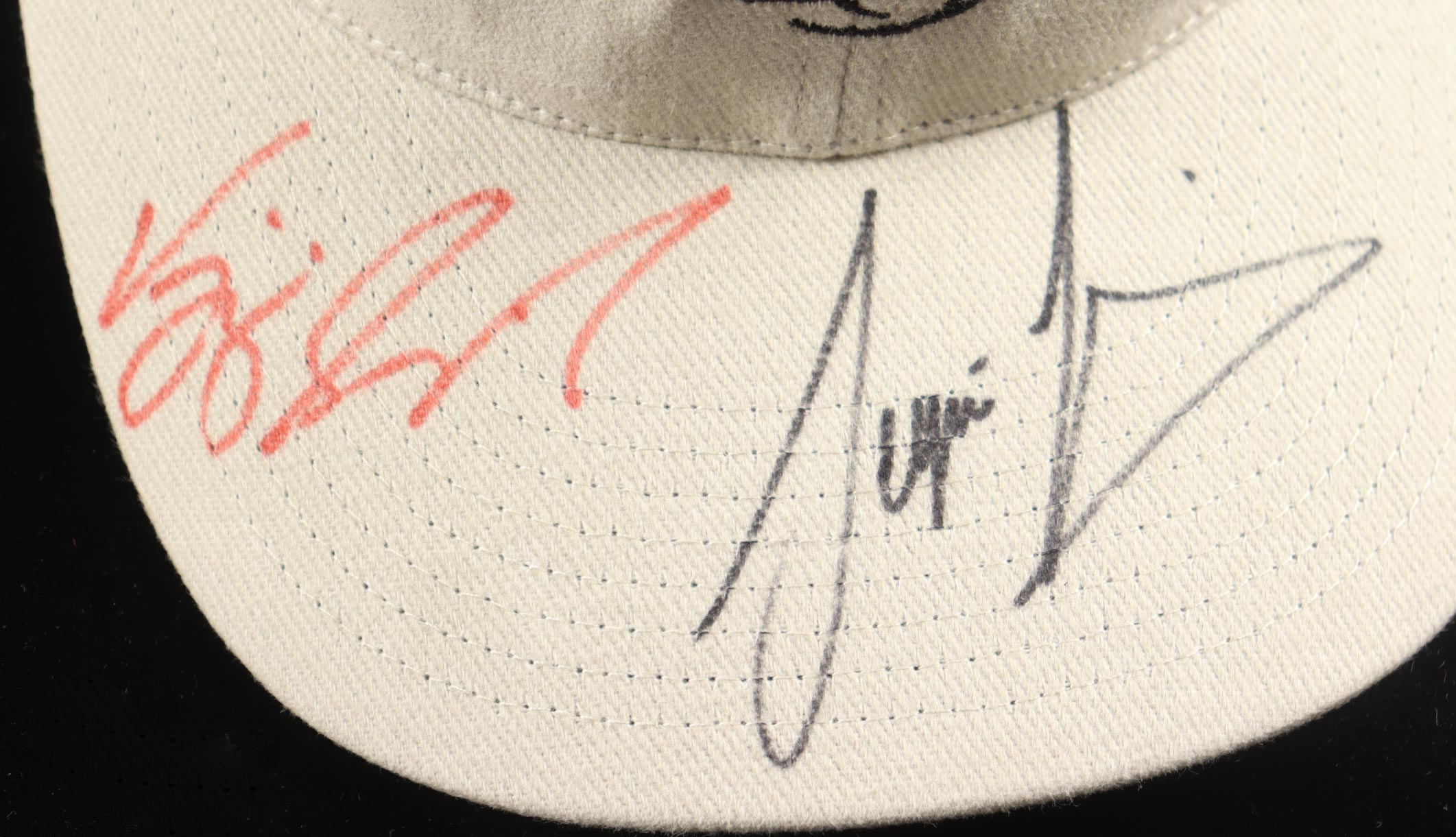 Vijay Singh & Sergio Garcia Signed World Golf Championship Adjustable Hat (JSA) at PristineAuction.com Vijay Singh & Sergio Garcia Signed World Golf Championship Adjustable Hat (JSA) at PristineAuction.com