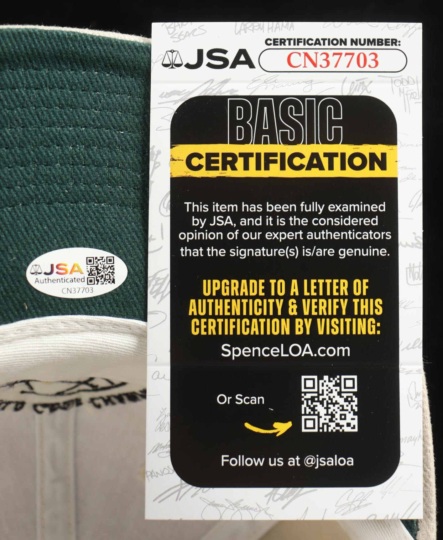 Vijay Singh & Sergio Garcia Signed World Golf Championship Adjustable Hat (JSA) at PristineAuction.com Vijay Singh & Sergio Garcia Signed World Golf Championship Adjustable Hat (JSA) at PristineAuction.com
