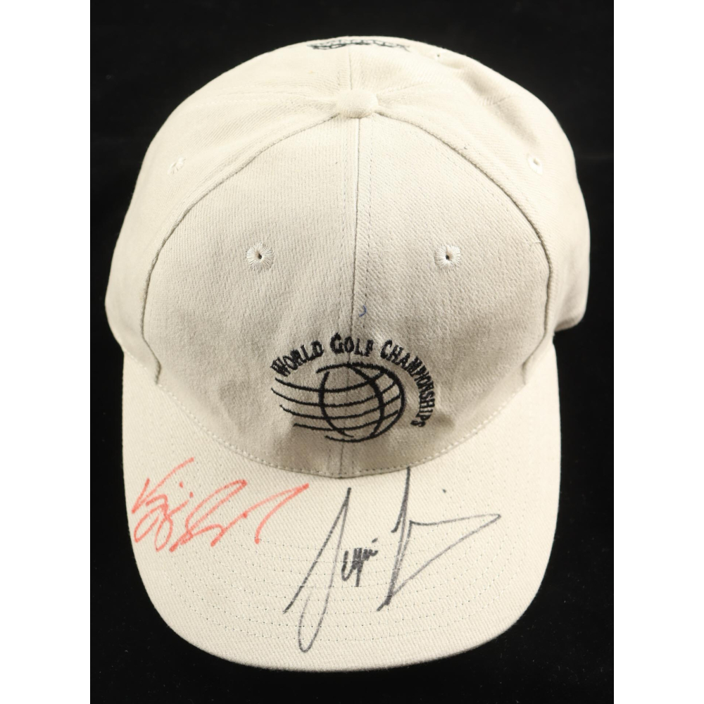 Vijay Singh & Sergio Garcia Signed World Golf Championship Adjustable Hat (JSA) at PristineAuction.com