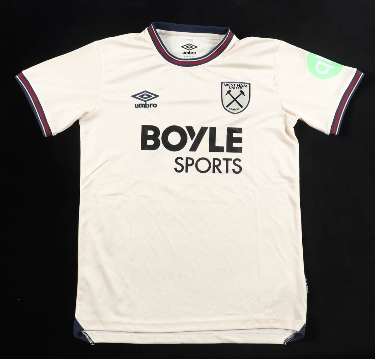 Axel Disasi Signed West Ham United F.C. Umbro Authentic Jersey (JSA) at PristineAuction.com Axel Disasi Signed West Ham United F.C. Umbro Authentic Jersey (JSA) at PristineAuction.com
