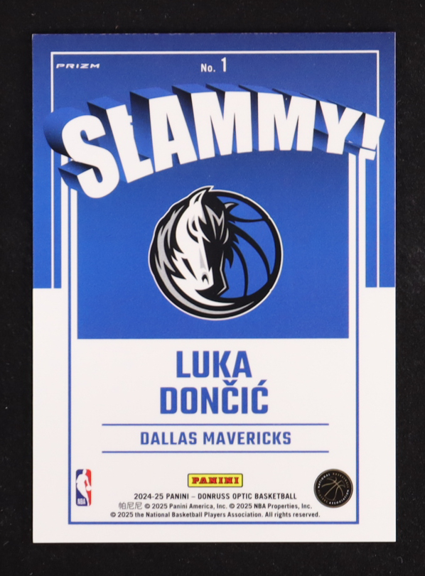 Luka Doncic 2024-25 Donruss Optic Slammy! #1 at PristineAuction.com Luka Doncic 2024-25 Donruss Optic Slammy! #1 at PristineAuction.com