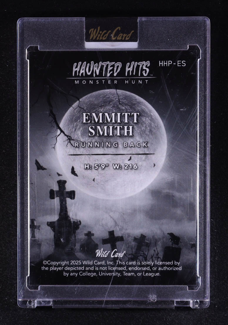 Emmitt Smith 2025 Wild Card Haunted Hits Monster Hunt Green Pumpkin Patch Sparkles #ES #3/3 at PristineAuction.com Emmitt Smith 2025 Wild Card Haunted Hits Monster Hunt Green Pumpkin Patch Sparkles #ES #3/3 at PristineAuction.com