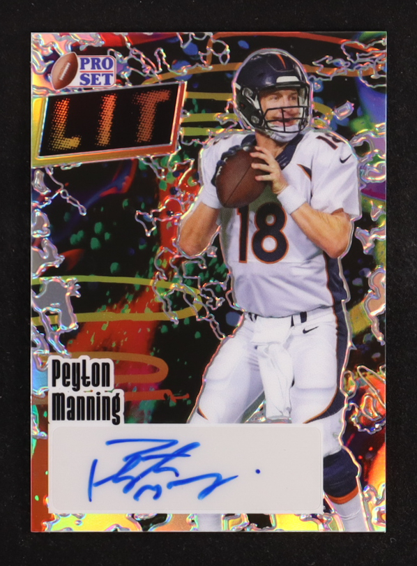 Peyton Manning 2023 Leaf Pro Set Metal LIT #LIT-PM1 #10/10 at PristineAuction.com Peyton Manning 2023 Leaf Pro Set Metal LIT #LIT-PM1 #10/10 at PristineAuction.com