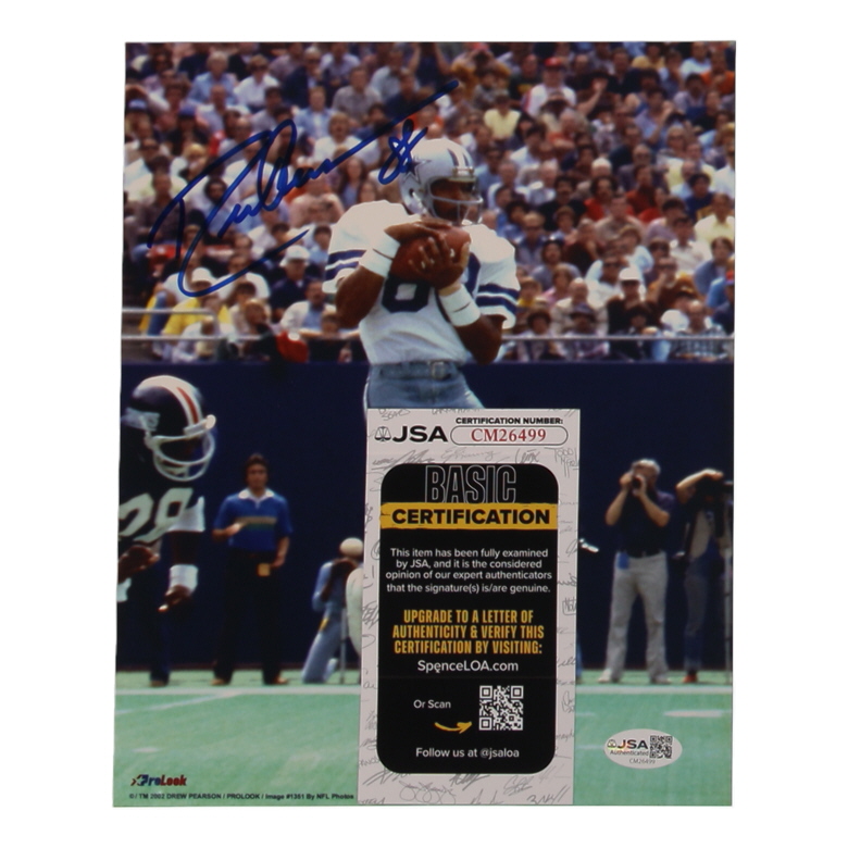 Drew Pearson Signed Cowboys 8x10 Photo (JSA) at PristineAuction.com Drew Pearson Signed Cowboys 8x10 Photo (JSA) at PristineAuction.com