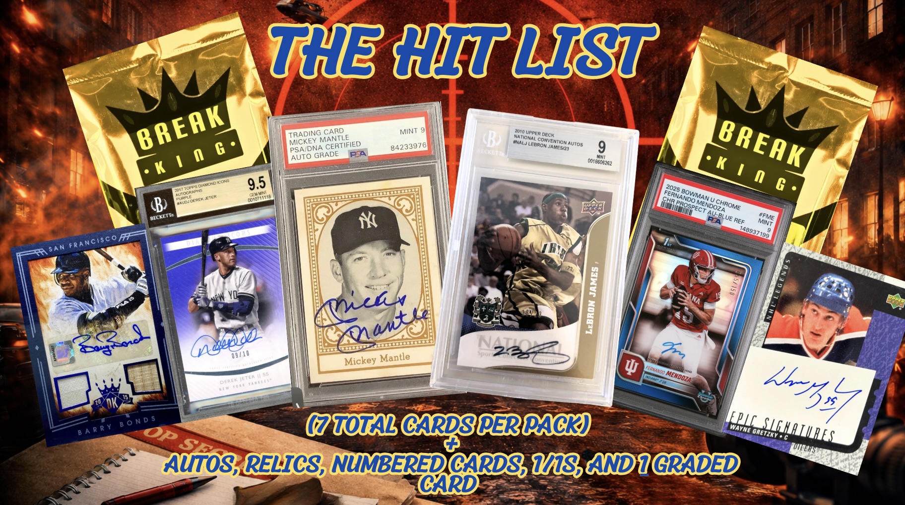 Break King: The Hit List Mystery Box at PristineAuction.com Break King: The Hit List Mystery Box at PristineAuction.com