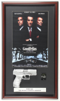 Henry Hill Signed "Goodfellas" Custom Framed Matchbox Display with Poster Print & Replica Prop Pistol (JSA) at PristineAuction.com