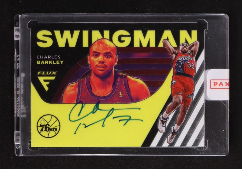Charles Barkley 2020-21 Panini Flux Swing Man Signatures #6 at PristineAuction.com Charles Barkley 2020-21 Panini Flux Swing Man Signatures #6 at PristineAuction.com