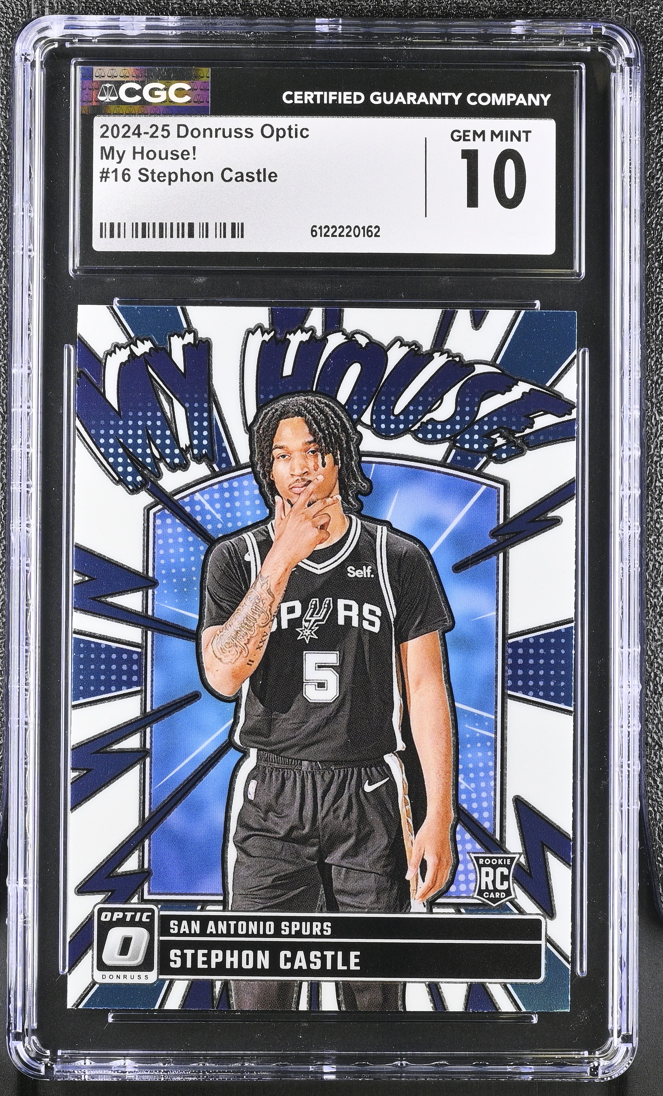 Stephon Castle 2024-25 Donruss Optic My House! #16 (CGC 10) at PristineAuction.com Stephon Castle 2024-25 Donruss Optic My House! #16 (CGC 10) at PristineAuction.com