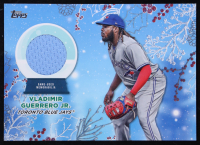 Vladimir Guerrero Jr. 2023 Topps Holiday Relics Metallic Blue #RCVGJ #36/99 at PristineAuction.com