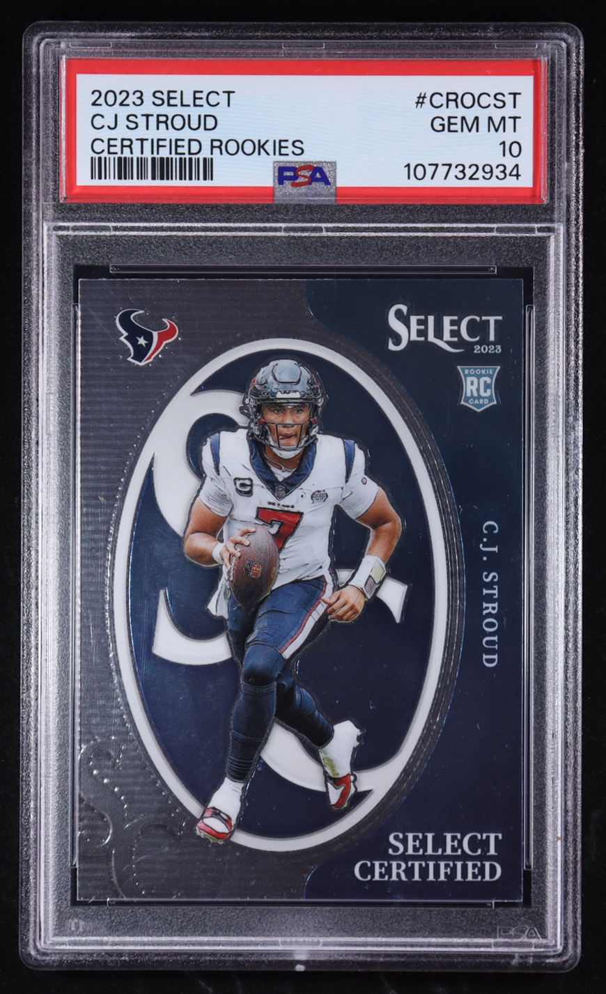 CJ Stroud 2023 Select Select Certified Rookies #20 RC (PSA 10) at PristineAuction.com CJ Stroud 2023 Select Select Certified Rookies #20 RC (PSA 10) at PristineAuction.com