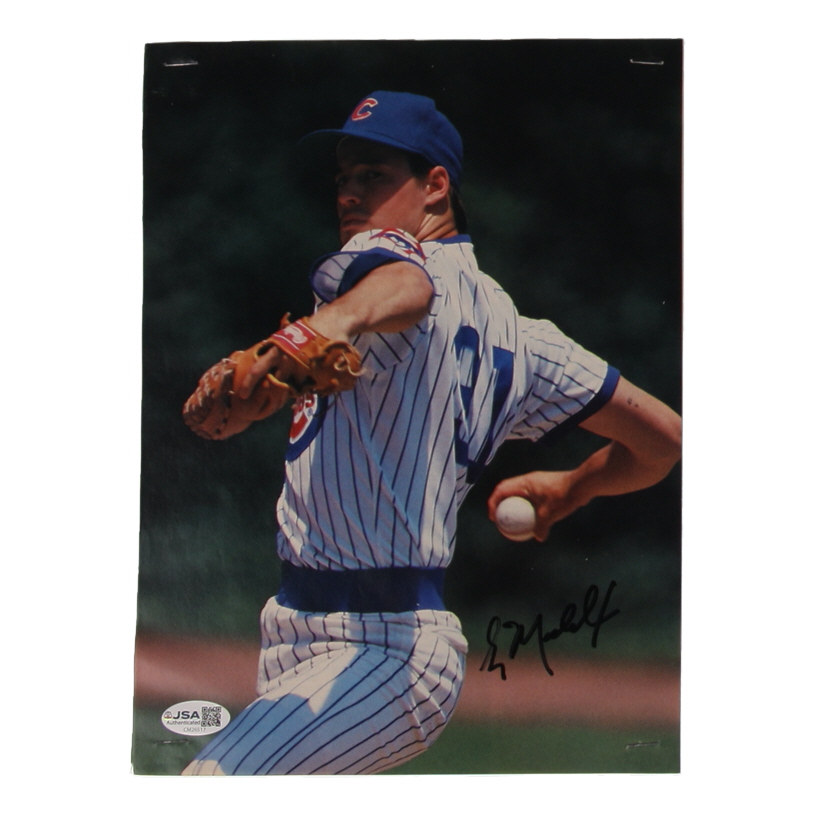 Greg Maddux Signed Cubs 8x11 Photo (JSA) at PristineAuction.com Greg Maddux Signed Cubs 8x11 Photo (JSA) at PristineAuction.com