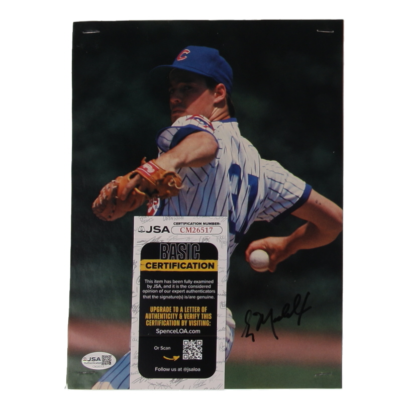 Greg Maddux Signed Cubs 8x11 Photo (JSA) at PristineAuction.com Greg Maddux Signed Cubs 8x11 Photo (JSA) at PristineAuction.com
