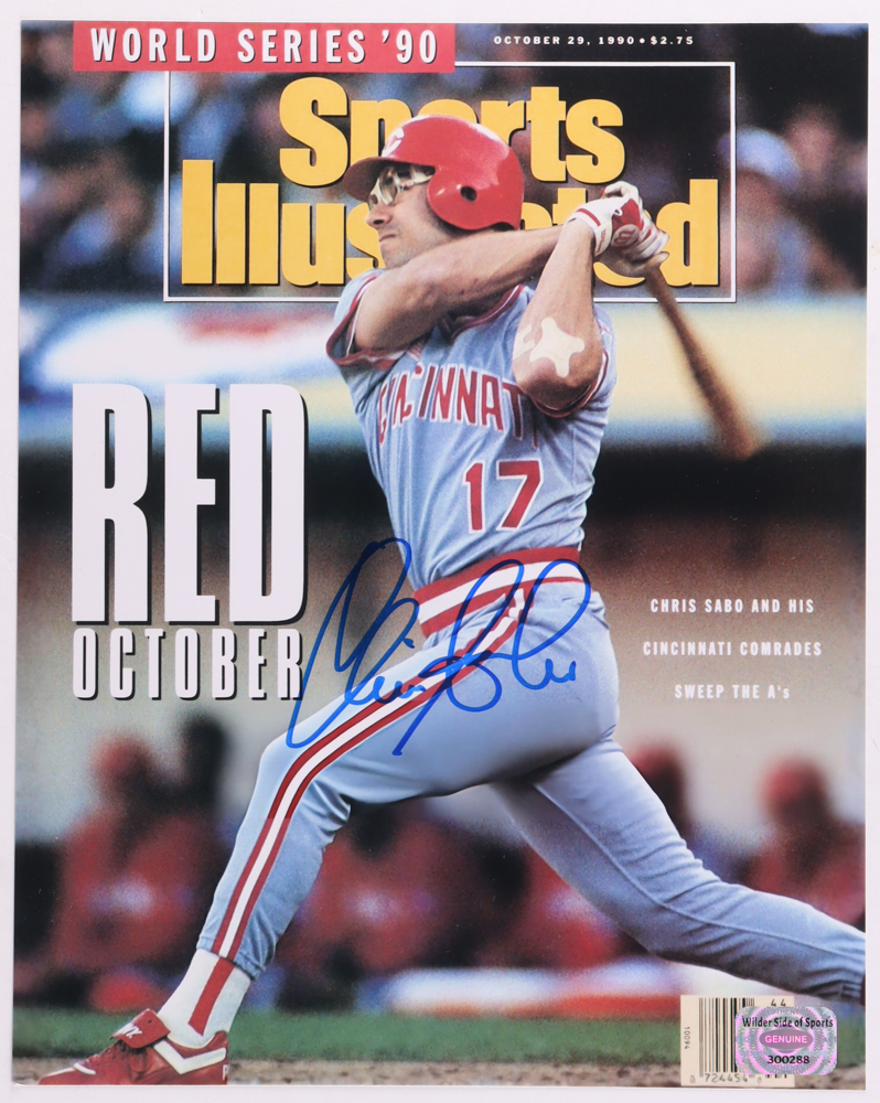 Chris Sabo Signed Reds 8x10 Photo (Wilder Side of Sports) at PristineAuction.com Chris Sabo Signed Reds 8x10 Photo (Wilder Side of Sports) at PristineAuction.com
